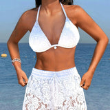 Laluna® | Elegants Mežģīņu Bikinisets