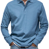 Laurent Celje | Elegants polo krekls ar garām piedurknēm