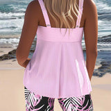 Laluna® | Krāsains Tankini Komplekts