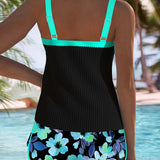 Laluna® | Divdaļīgs Elegants Tankini Kompleks