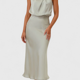 Rina - Eleganta Kleita ar Drapējumu