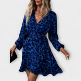 Liene – Leoparda kleita ar jostu