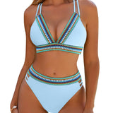 Stephanie | Kontrasta bikini komplekts