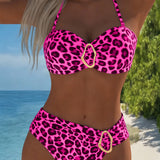 Samanta - Bikinis ar dzīvnieku rakstu un metāla detaļu