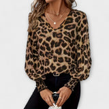 Dita - Elegantna Leopardska Blūze