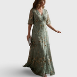 Selora | Halter Bloom Flow Maxi Kleita