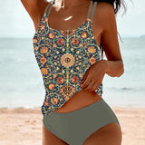 Agnese - Elegants Tankini Ar Rakstu