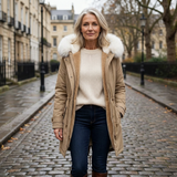 Marie - Elegants Ziemas Mētelis