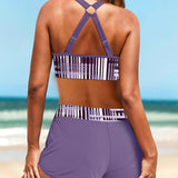 Janette - Augstās jostas ribu bikini