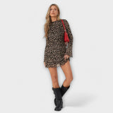 Leonor – Leopardskin Print Dress