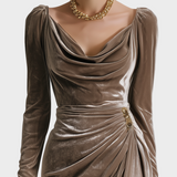 Sylvana - Elegant Midi Dress