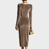 Sylvana - Elegant Midi Dress