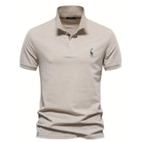 Simon™ | Eleganti īsām piedurknēm polo krekli vīriešiem