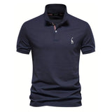 Simon™ | Eleganti īsām piedurknēm polo krekli vīriešiem