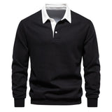 Emil™ | Vīriešu elegants polo krekls ar garām piedurknēm