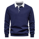 Emil™ | Vīriešu elegants polo krekls ar garām piedurknēm