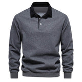 Emil™ | Vīriešu elegants polo krekls ar garām piedurknēm