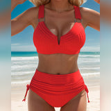 Tatjana - Augstās Jostas Push Up Bikini