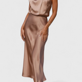 Rina - Eleganta Kleita ar Drapējumu