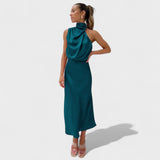 Alda | Eleganta satīna kleita