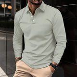 Ethan™ | Ērti Garās Piedurknes Polo Krekls