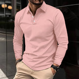 Ethan™ | Ērti Garās Piedurknes Polo Krekls