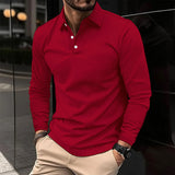 Ethan™ | Ērti Garās Piedurknes Polo Krekls