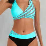 Mona - Drukāts bikini siltās krāsās