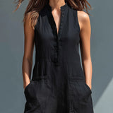 Lotte™ - Bez piedurknēm minimālistisks jumpsuits