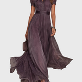 Ashley | Vintage Šifona Maxi Kleita