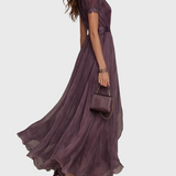 Ashley | Vintage Šifona Maxi Kleita