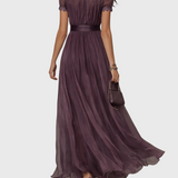 Ashley | Vintage Šifona Maxi Kleita