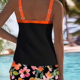 Laluna® | Divdaļīgs Elegants Tankini Kompleks