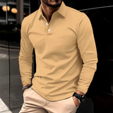 Ethan™ | Ērti Garās Piedurknes Polo Krekls