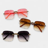 Bezrāmju Klasiskās Retro Brilles
