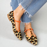 Lulu | Leoparda T-siksniņu apavi
