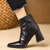 Rosalie™ | Eleganti vidēja papēža potīšu zābaki