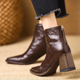 Rosalie™ | Eleganti vidēja papēža potīšu zābaki