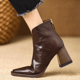 Rosalie™ | Eleganti vidēja papēža potīšu zābaki